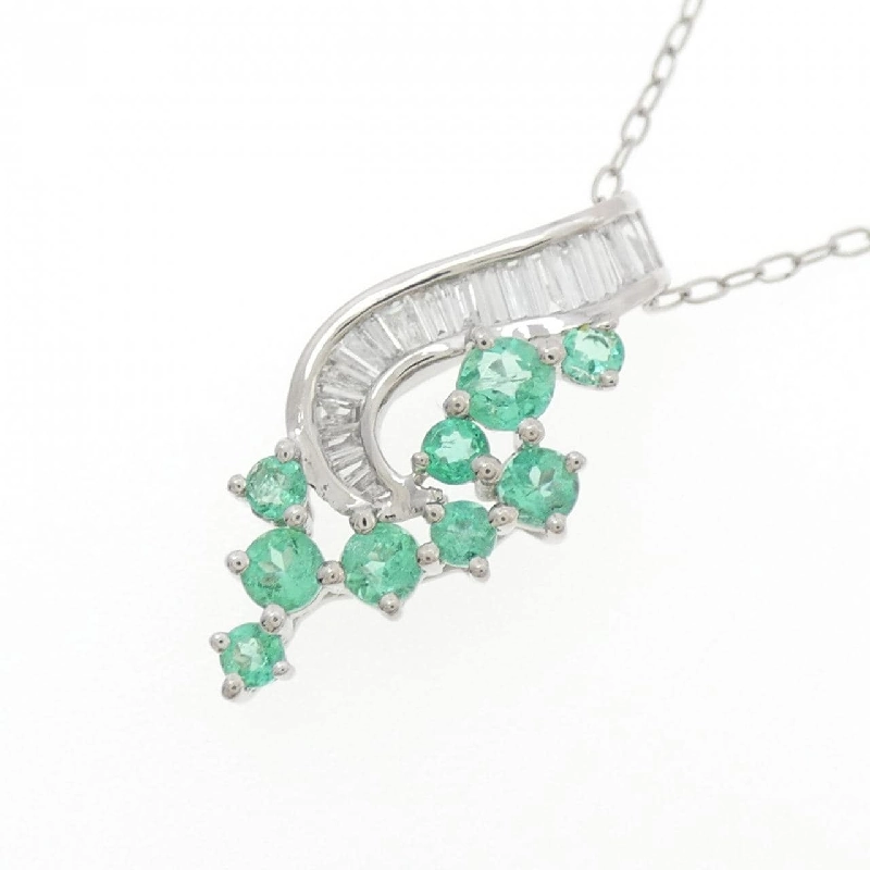 Dây chuyền Emerald PT950/PT850 0.40CT - Hàng hiệu Chính hãng 847894