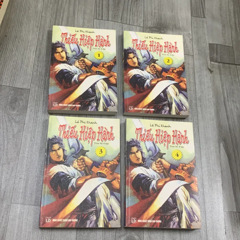 Thiếu hiệp hành - lã phi khanh. Bộ 4 cuốn. 3b4 1009541