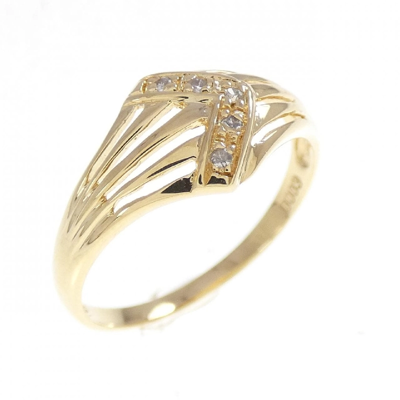 Nhẫn kim cương K18YG 0.03CT - Hàng hiệu Chính hãng 853011