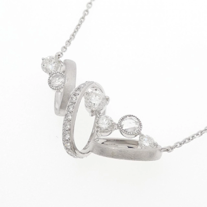 K18WG Dây chuyền kim cương 0.248CT - Hàng hiệu Chính hãng 859878