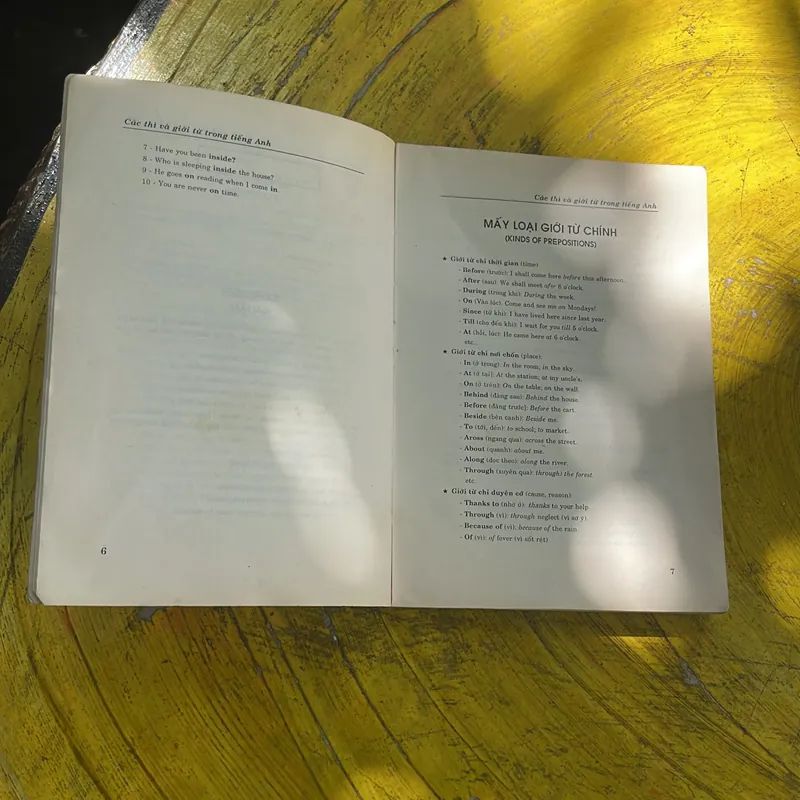 CÁC THÌ & GIỚI TỪ TRONG TIẾNG ANH- NGUYỄN SANH PHÚC 696549