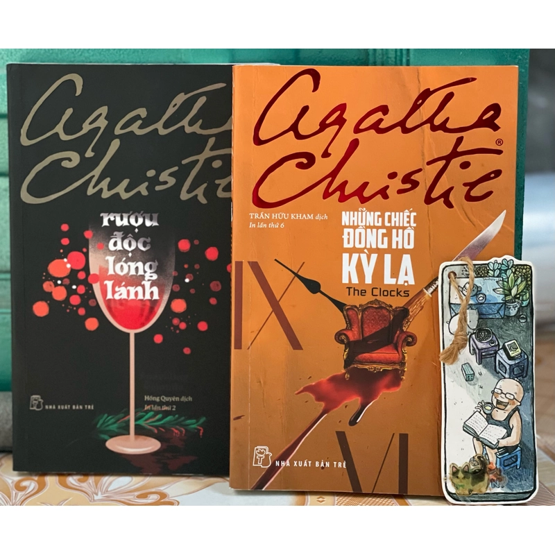 Combo 2 quyễn sách trinh thám agatha christie 494286