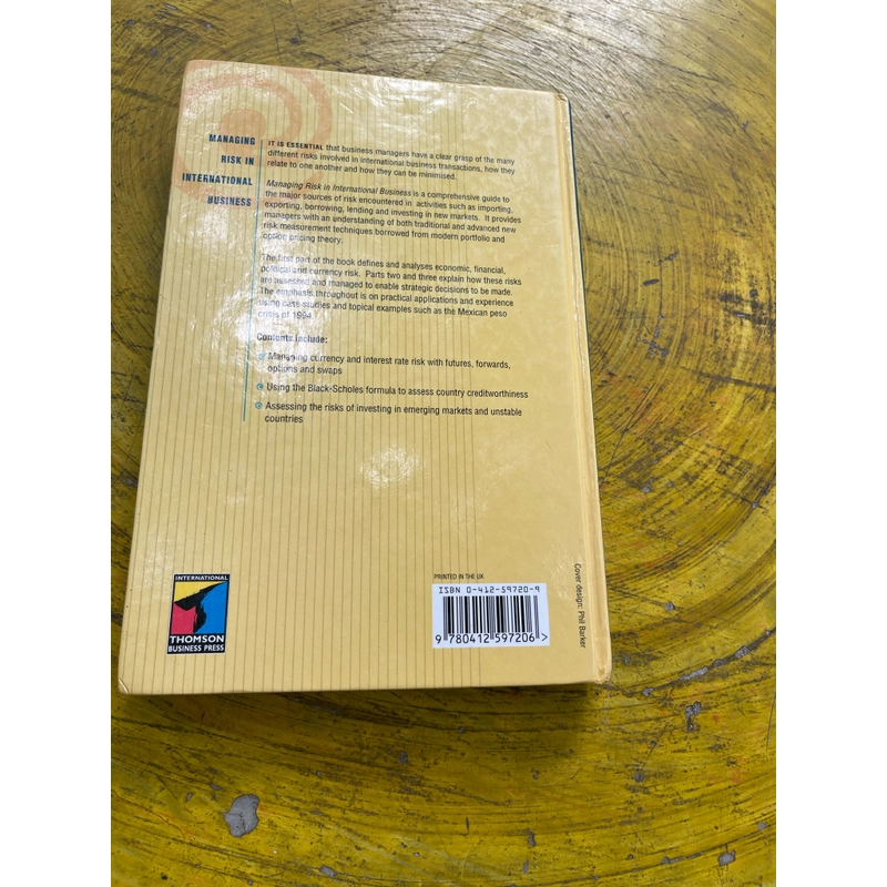 MANAGING RISK IN INTERNATIONAL BUSINESS- Techniques and Applications  536294