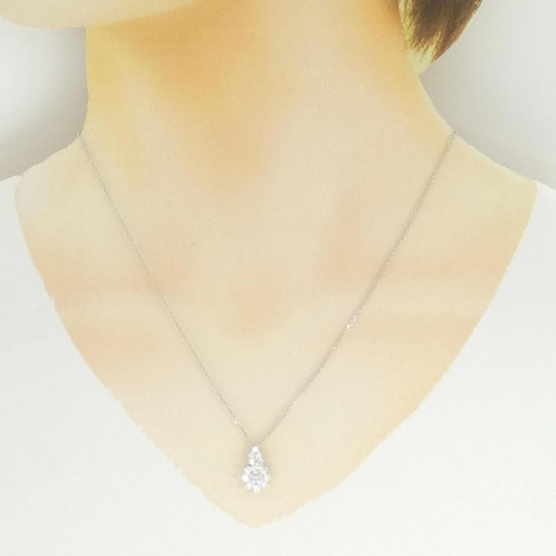 K18WG Hoa Hồng Kim Cương Nhẫn 0.12CT - Hàng hiệu Chính hãng 863879