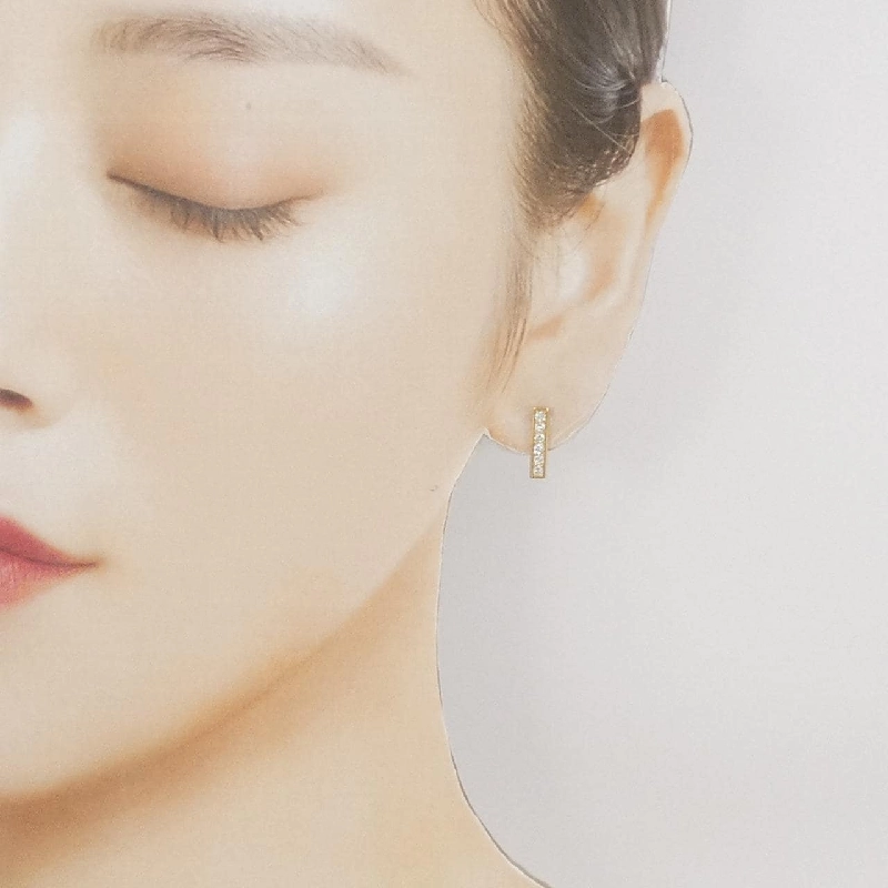 K18YG Bông tai kim cương 0.30CT - Hàng hiệu Chính hãng 869066