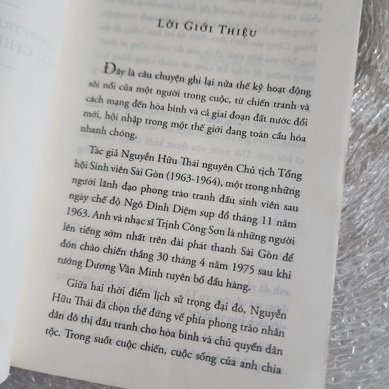 Hành trình của một sinh viên Sài gòn từ chiến tranh đến hòa bình | chữ ký Nguyễn hữu thái 523721