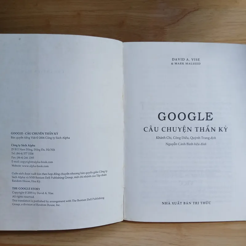 Google Câu Chuyện Thần Kỳ - David A. Vise, Mark Malseed 573763
