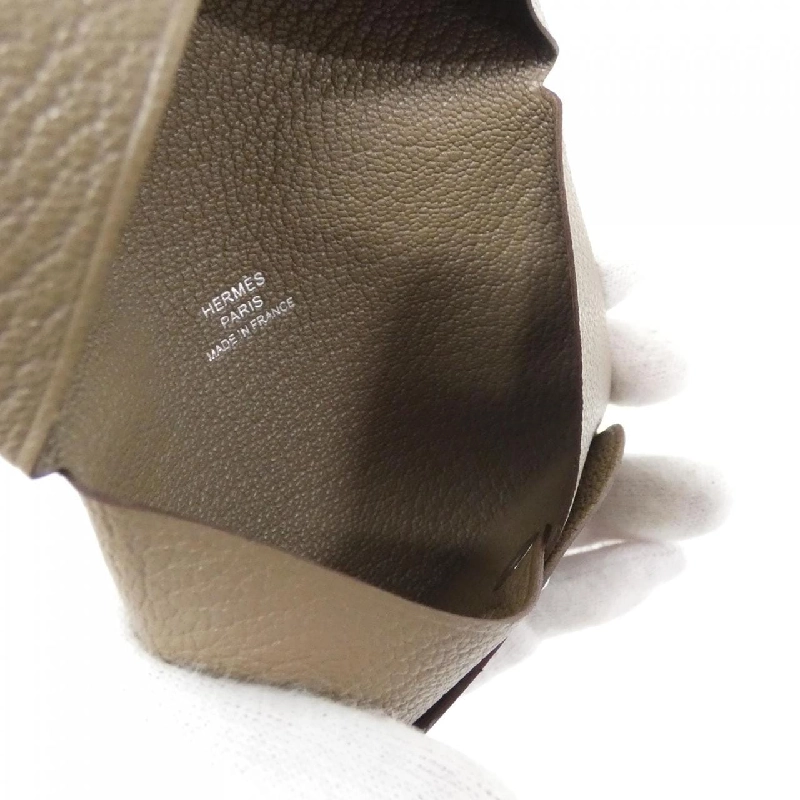 【Sản phẩm chưa sử dụng】Thẻ đựng thẻ Hermes Calvi 044166CK 623552