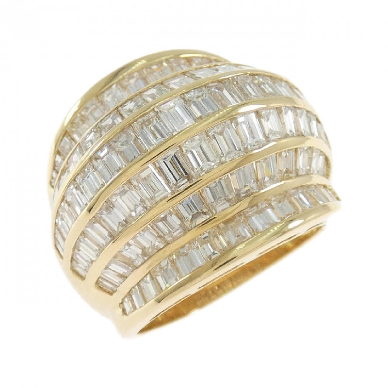 Nhẫn kim cương K18YG 4.88CT 667486