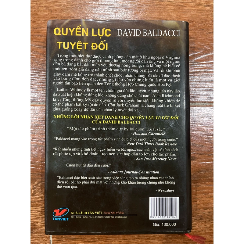 Quyền lực tuyệt đối David Baldacci (9) 519535