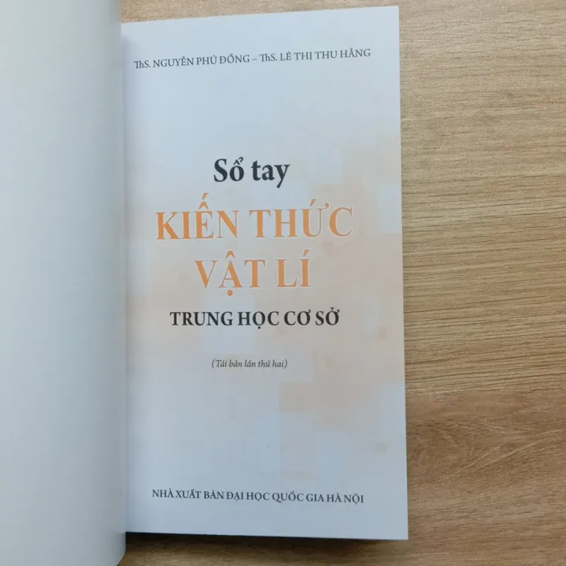 Sổ tay kiến thức Vật Lí THCS 931244