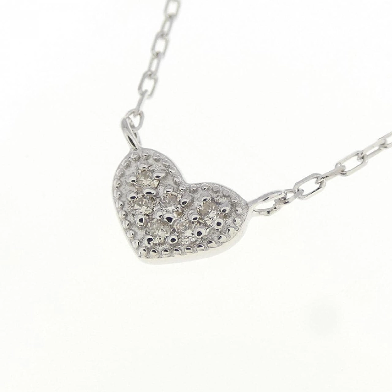 K10WG Dây chuyền kim cương hình trái tim 0.04CT - Hàng hiệu Chính hãng 860155