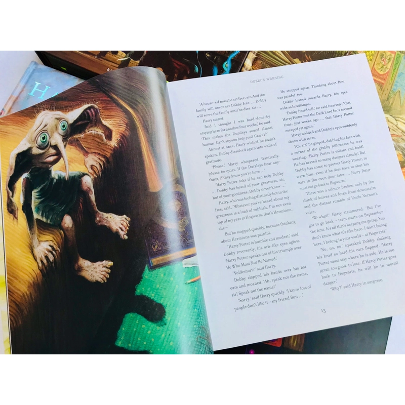 Bộ truyện Harry Potter 5 cuốn bìa cứng đẹp 461217