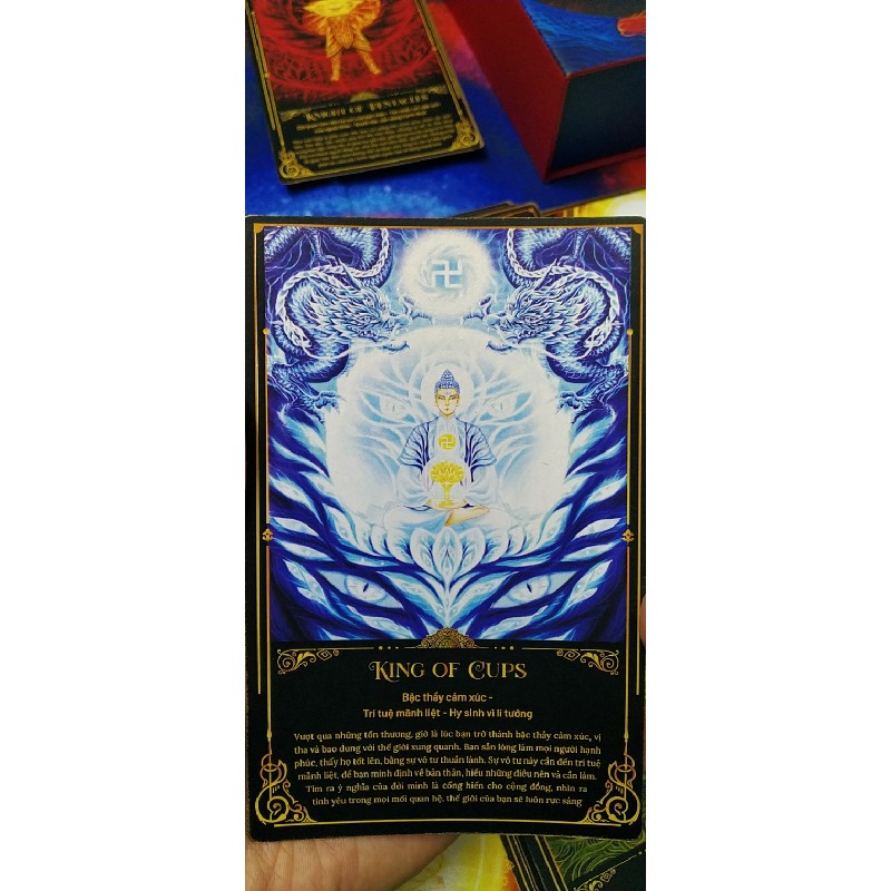 Bộ bài Tarot Ý Chí (kèm túi đựng+khăn trải Tham Thấu Thiên Cơ) 58314