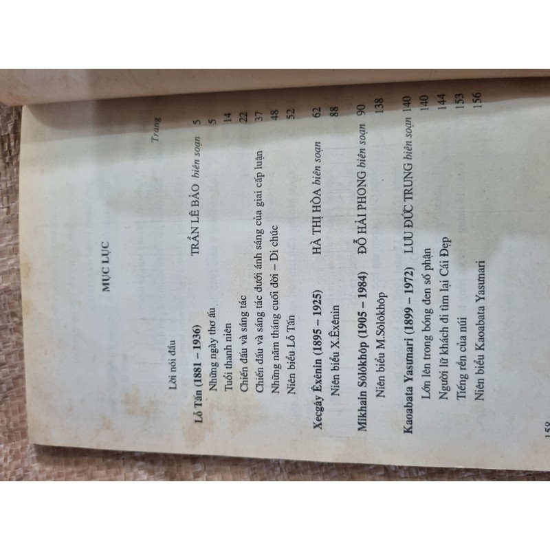 Chân dung các nhà văn thế giới 194434