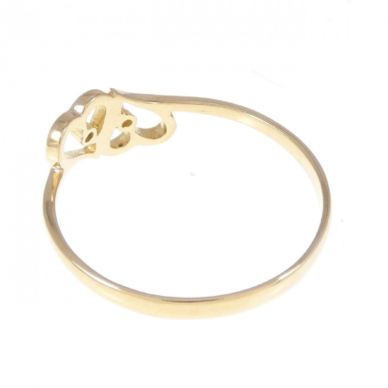 Nhẫn kim cương hình trái tim K18YG 673475