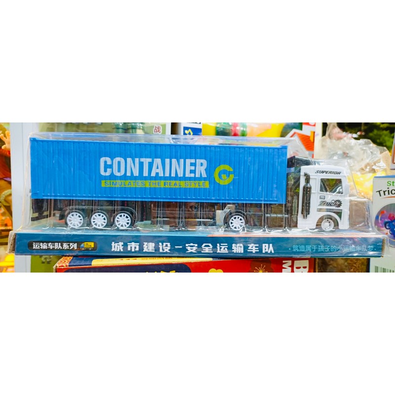 Đồ chơi xe tải container chạy bằng đà 668 181854