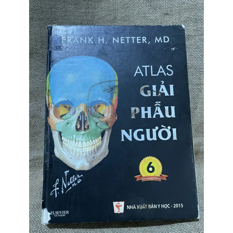 ATLAS GIẢI PHẪU NGƯỜI - FRANK H. NETTER, MD - sách dày, in màu  961602