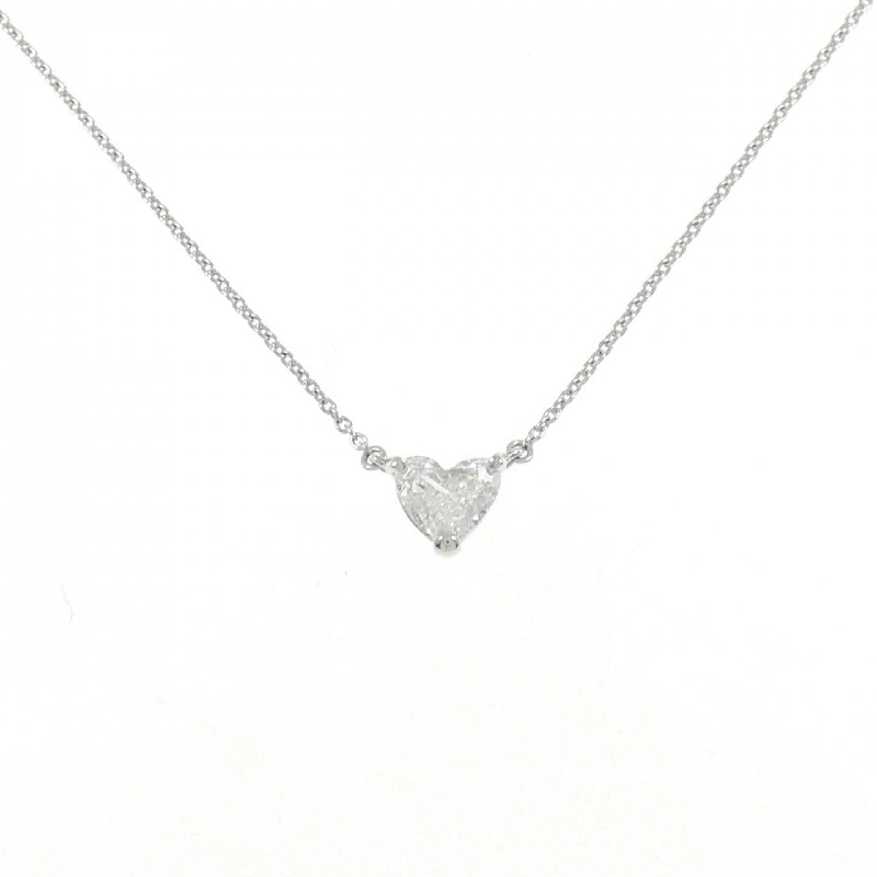 Dây chuyền kim cương PT 0.363CT F SI2 hình trái tim - Hàng hiệu Authentic 874043