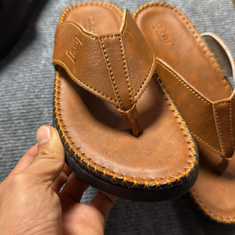 Dép Tông Nam Halita Da Bò Mới Khui Box 704996