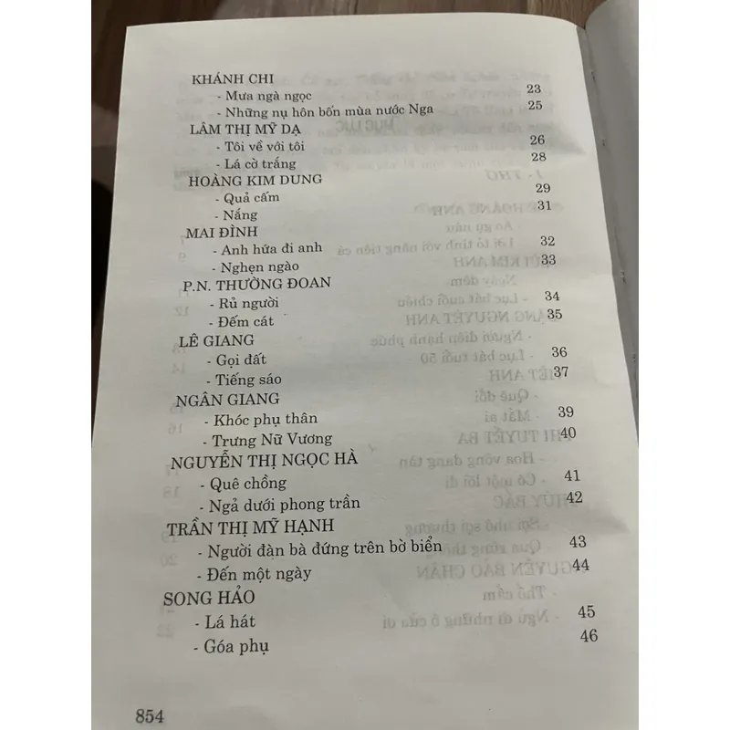 Thơ văn nữ Việt Nam - hơn 850 trang, bìa cứng  697134