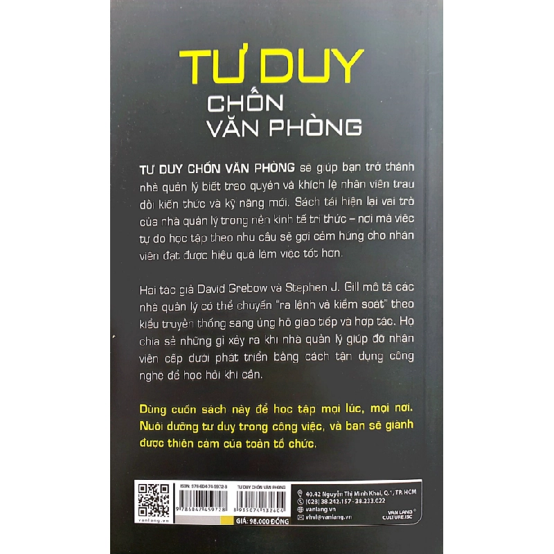 Tư Duy Chốn Văn Phòng - David Grebow, Stephen J. Gill 287650