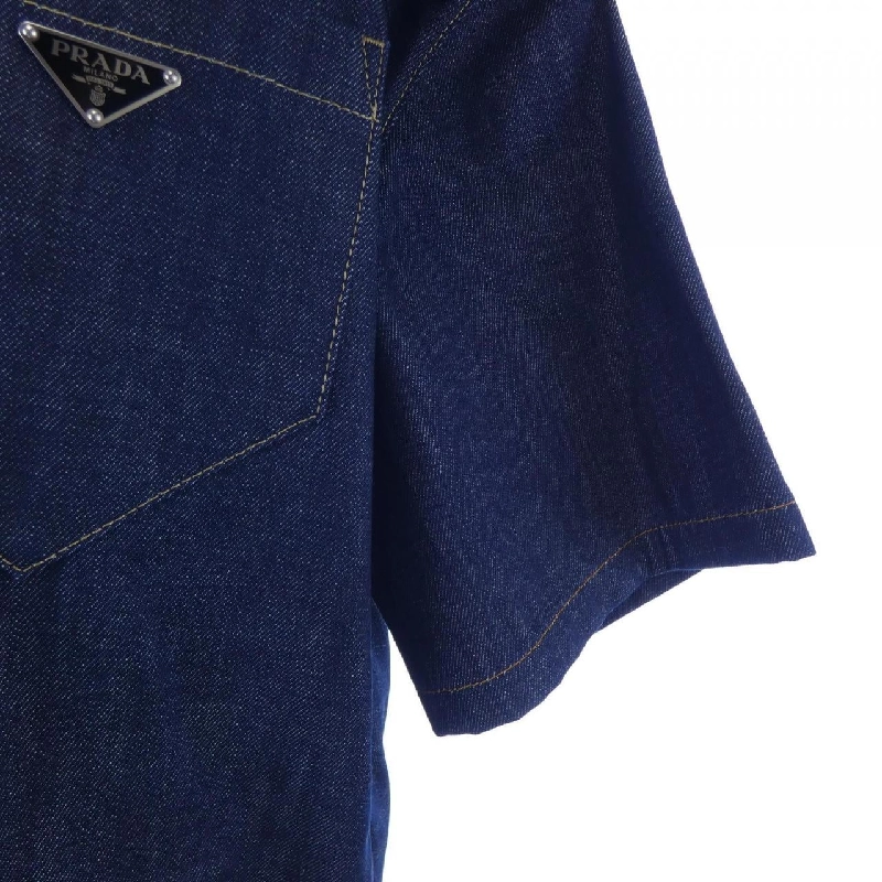 Áo sơ mi ngắn tay PRADA - Hàng hiệu Authentic 901871