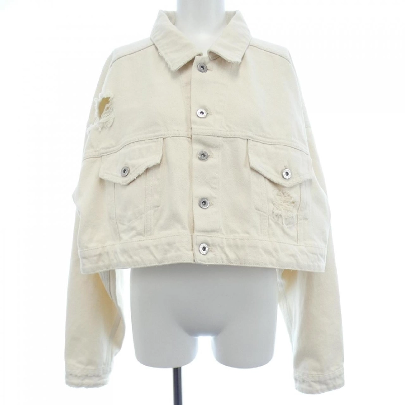 【Mã giảm giá】Áo khoác denim MIU MIU 643166