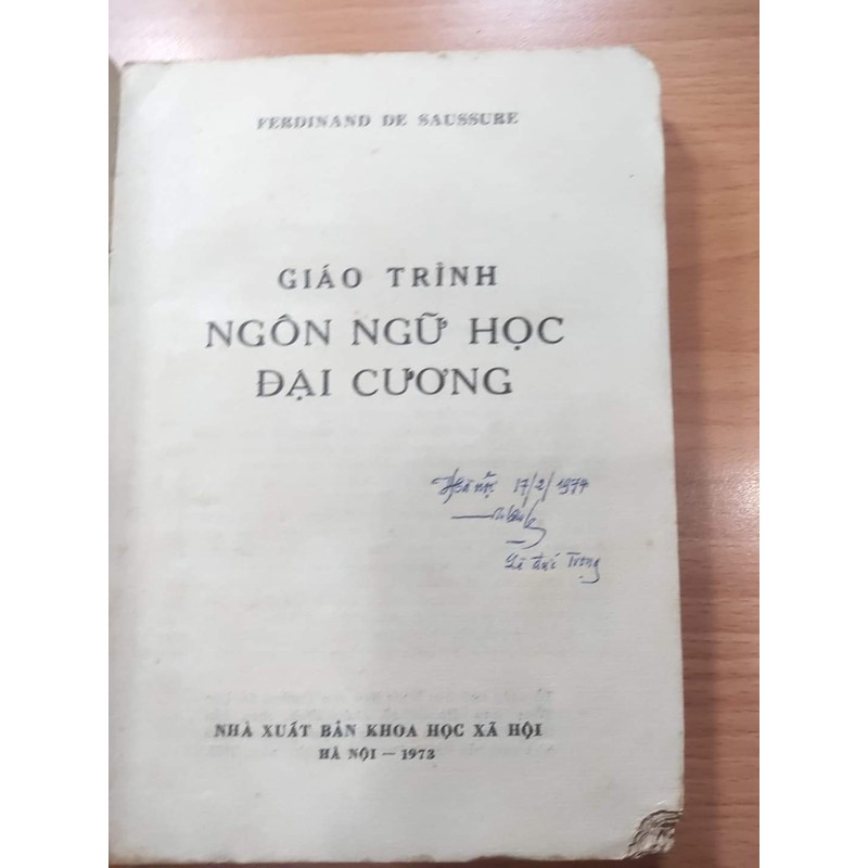 Giáo trình ngôn ngữ học đại cương- Ferdinand de Saussure 69586