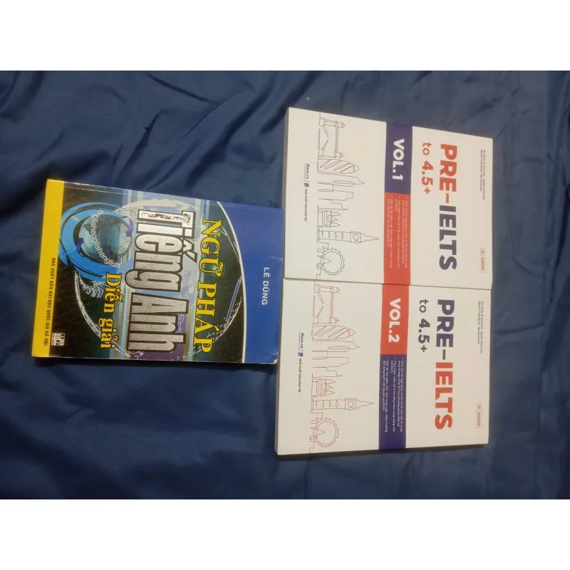 Combo Sách Pre IELTS to 4.5 tặng kèm sách ngữ pháp tiếng Anh  784674