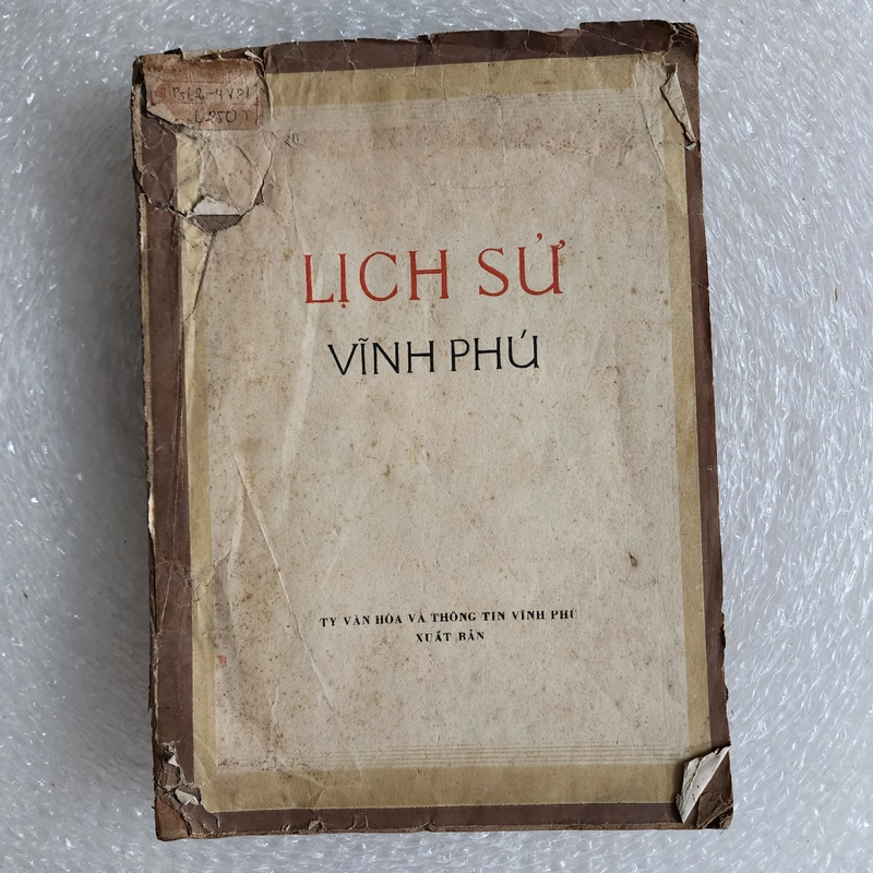 Lịch sử Vĩnh Phú | Ty văn hóa thông tin | 1980 khổ to | tình trạng như hình 526464