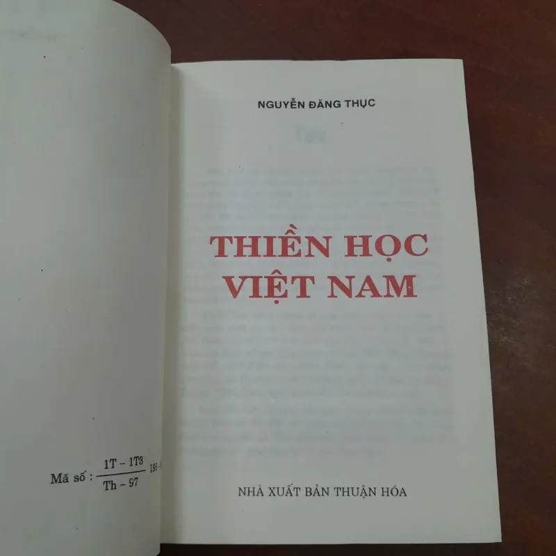 THIỀN HỌC VIỆT NAM - NGUYỄN ĐĂNG THỤC 1041634