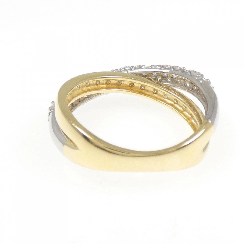 Nhẫn kim cương Pavé K18YG/PT900 0.65CT - Hàng hiệu Chính hãng 852505