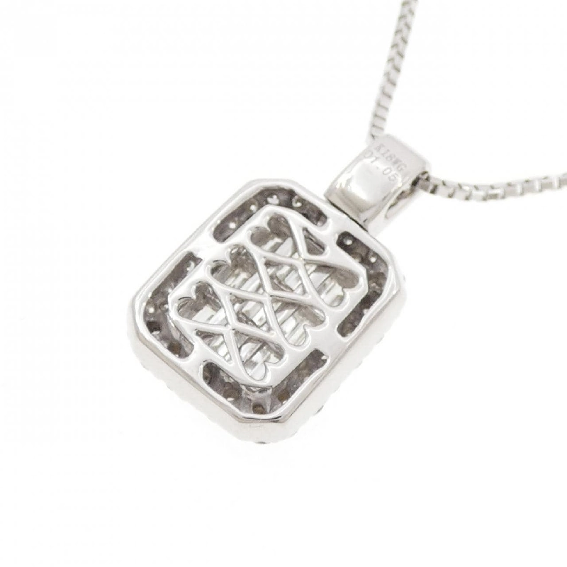 K18WG Dây chuyền kim cương 1.05CT - Hàng hiệu Chính hãng 861835