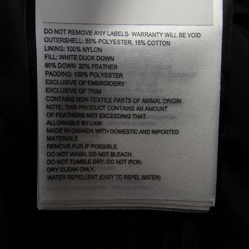 Áo khoác lông vũ MACKENZIE của CANADA GOOSE 2302JL - Hàng hiệu Chính hãng 822331