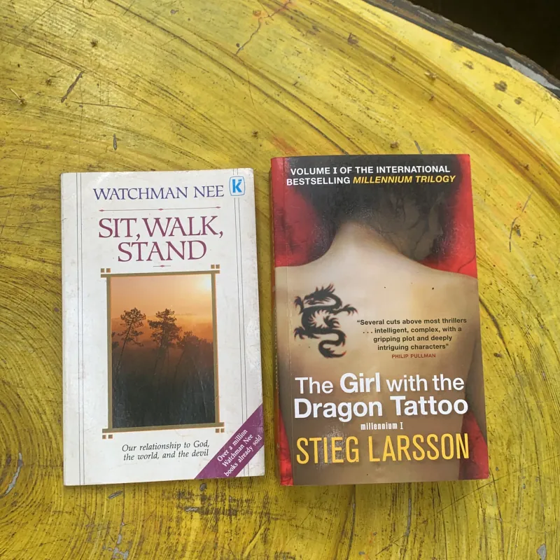COMBO THE GIRL WITH THE DRAGON TATTOO & SIT, WALK, STAND 762281