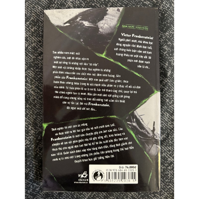 Tiểu thuyết Frankenstein mới 99% 60367