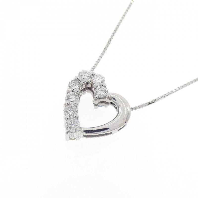 K10WG Dây chuyền hình trái tim đá màu - Hàng hiệu Authentic 861075