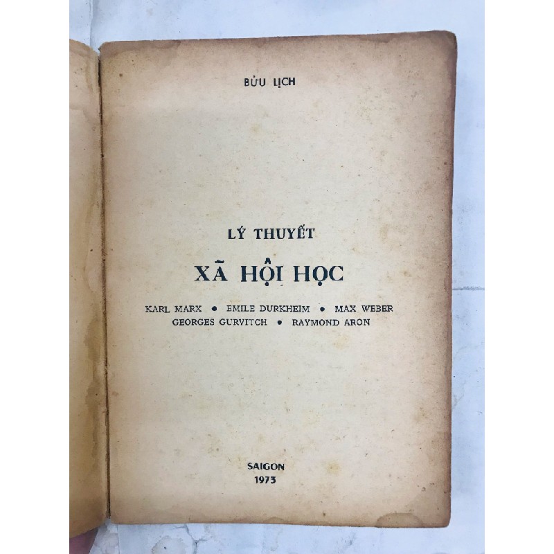 Lý thuyết xã hội học - Bửu Lịch 127649