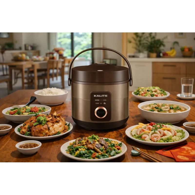 🍚 NỒI CƠM ĐIỆN KALITE KRC8018 – LÒNG GỐM CERAMIC CHỐNG DÍNH, CHỐNG XƯỚC ⚡ 799289