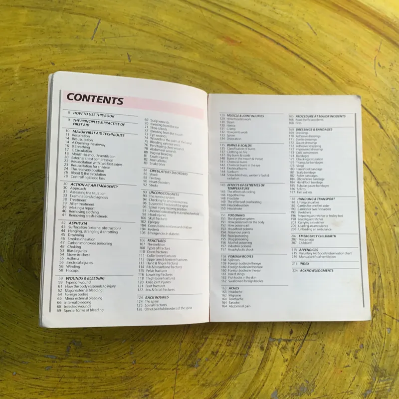 FIRST AID MANUAL  937168