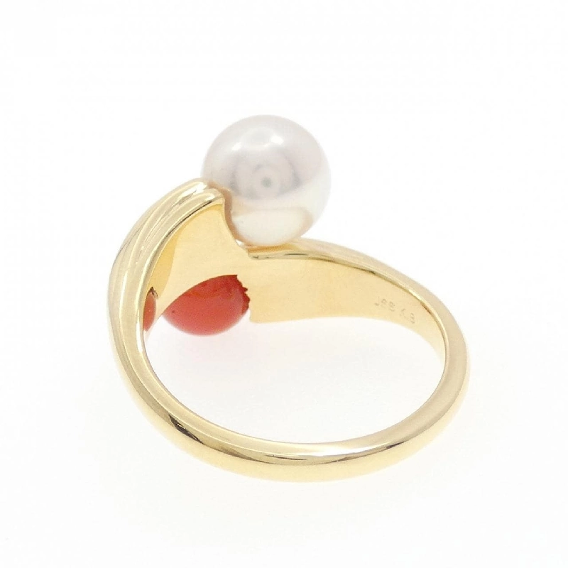 Nhẫn ngọc trai Akoya K18YG 8.4mm - Hàng hiệu Chính hãng 854119