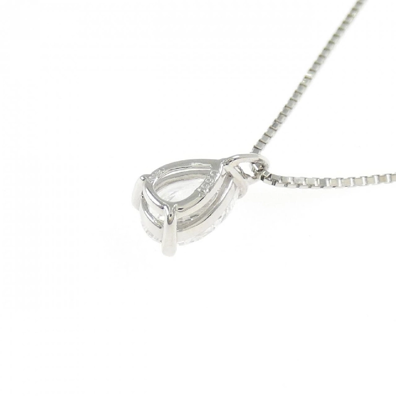 Dây chuyền kim cương PT900/PT850 0.651CT D SI1 hình giọt nước - Hàng hiệu Authentic 873284