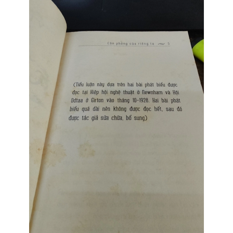 Căn phòng của riêng ta - Virginia Woolf 1017495