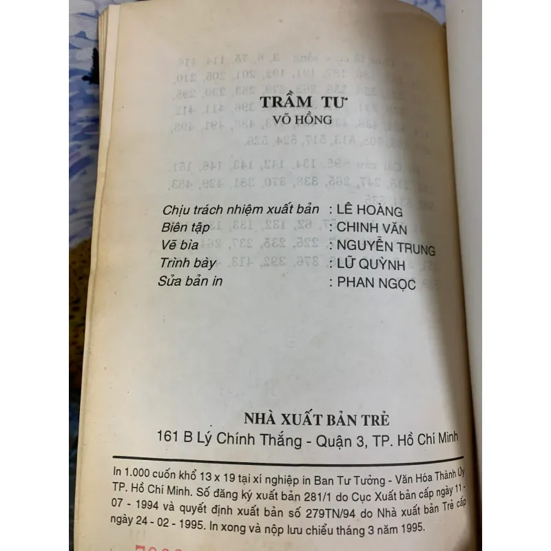 Trầm Tư - Võ Hồng 927252