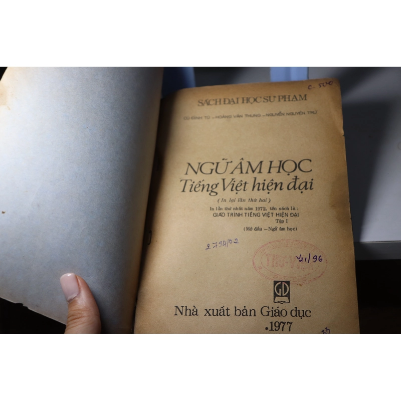 Ngữ Âm Học Tiếng Việt Hiện Đại 1977 465856