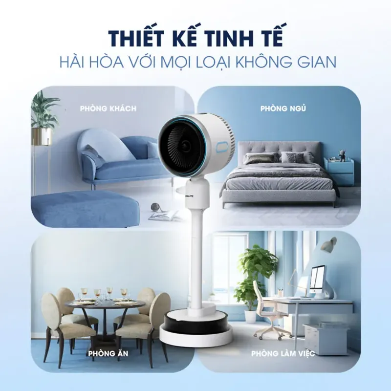 Quạt điều hòa thông minh KSA369 KALITE màu trắng chính hãng mới 100% 572026