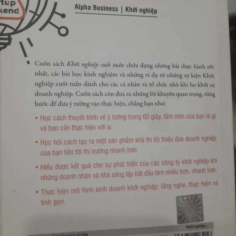 KHỞI NGHIỆP CUỐI TUẦN, 50 giờ để "cá chép hóa rồng" 1030722