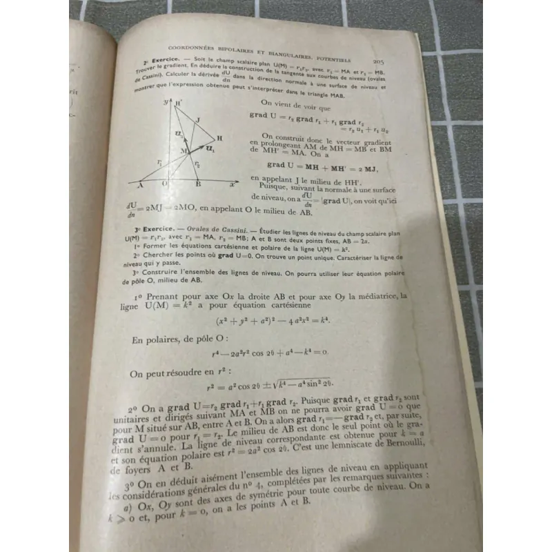 SÁCH TOÁN TIẾNG PHÁP EXERCICES D'ANALYSE 1-2, SÁCH KHỔ LỚN 556899