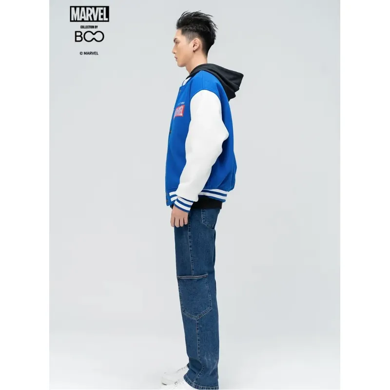 Áo Khoác Varsity BOO Unisex Dáng Oversize Marvel Comics BOOZILLA 713765